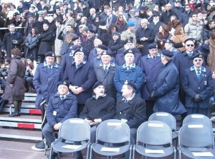 In prima Fila il CA Fabrizio Chierici, il CA il C.N. Paolo PELLEGRINI